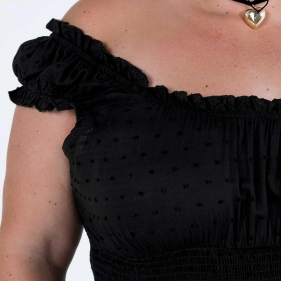 💘 Princess Polly Love Galore Romper Black Curve - Picture 4 of 9